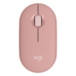 MOUSE LOGITECH/PEBBLE MOUSE 2 M350S/BLUETOOTH/3 BOTONES/SILENT TOUCH/MAX. 3 DISPOTVS/ROSE