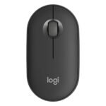 MOUSE LOGITECH/PEBBLE MOUSE 2 M350S/BLUETOOTH/3 BOTONES/SILENT TOUCH/MAX. 3 DISPOTVS/GRAPHITE LAT