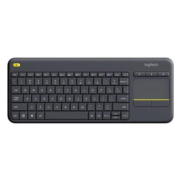 TECLADO/LOGITECH K400 PLUS WIRELESS TOUCH/2.4 GHZ/NEGRO