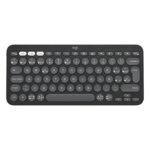 TECLADO/LOGITECH PEBBLE KEYS 2 K380S/BLUETOOHT/HASTA 3 DIPSTVOS/SPANISH LAYOUT/NEGRO