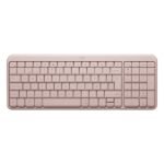 TECLADO LOGITECH/K250/COMPACTO/BLUETOOTH/WIRELESS/INCLY.NUM-PAD/AJUSTABLE 7GRADOS/ROSE