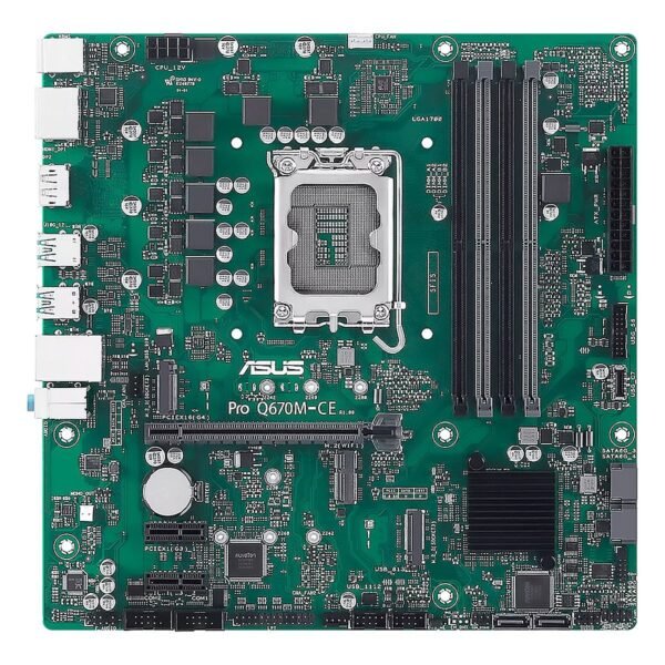 MBO ASUS PRO Q670M-CE-CSM 14VA LGA1700 4DDR5 HDMI 2DP 2M.2 4USB-3.2 2USB-A PCIE4.0 mATX