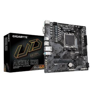 MBO GIGABYTE A620M S2H AMD AM5 2DDR5 HDMI D-SUB DP M.2 USB3.2 PCIE4.0 MATX