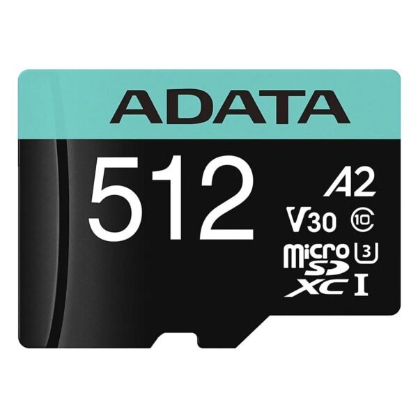MICRO-SDXC ADATA 512GB PREMIER PRO WITH CLASE 10 WITH ADAPTER