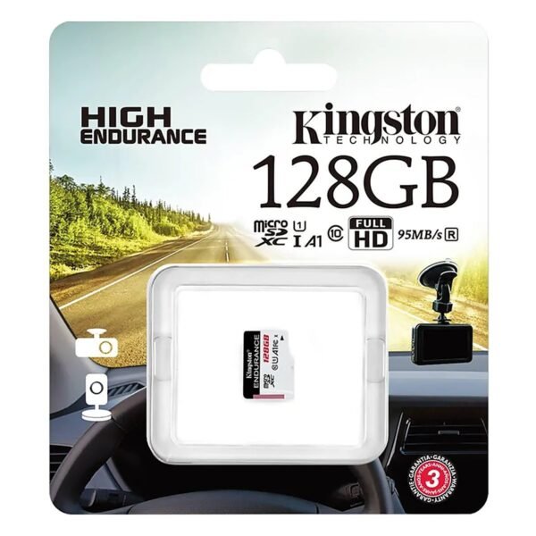 MICRO-SD KINGSTON SDXC 128GB ENDURANCE 95R-45W C10 A1 UHS-I CARD