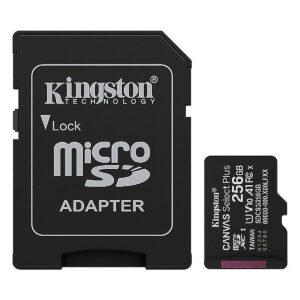 MICRO-SD SDCS3 KINGSTON 256GB CANVAS Select Plus Gen3 150MB-s with Adapter