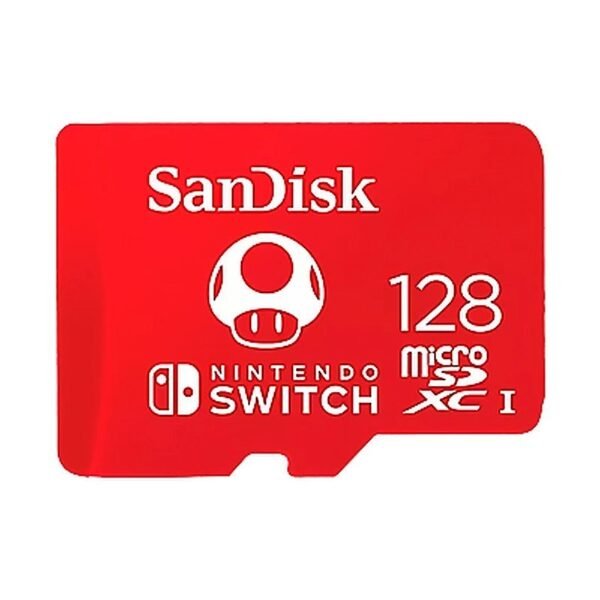 Memory Sandisk micro-SDXC 128GB 100MBs with Licencia Nintendo Switch