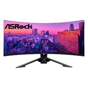 MONITOR ASROCK PG34QRT3A CURVO PHANTOM GAMING 34Inch 3440x1440-180Hz 2HDMI 2DP Black