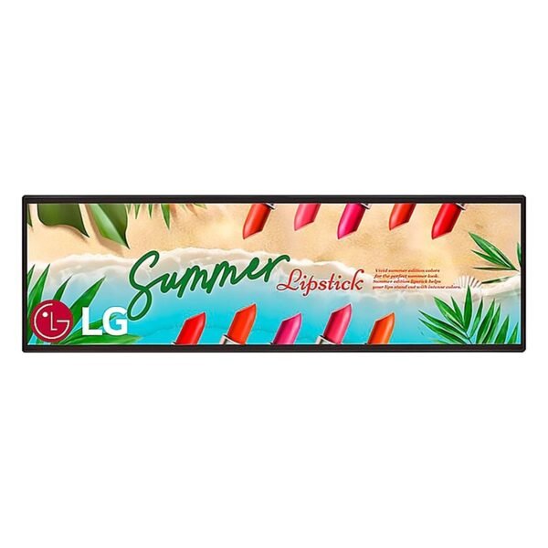MONITOR LG 37Inch IPS 1920x540 Full-HD Stretch Signage ULTRAWIDE 2HDMI DP Black