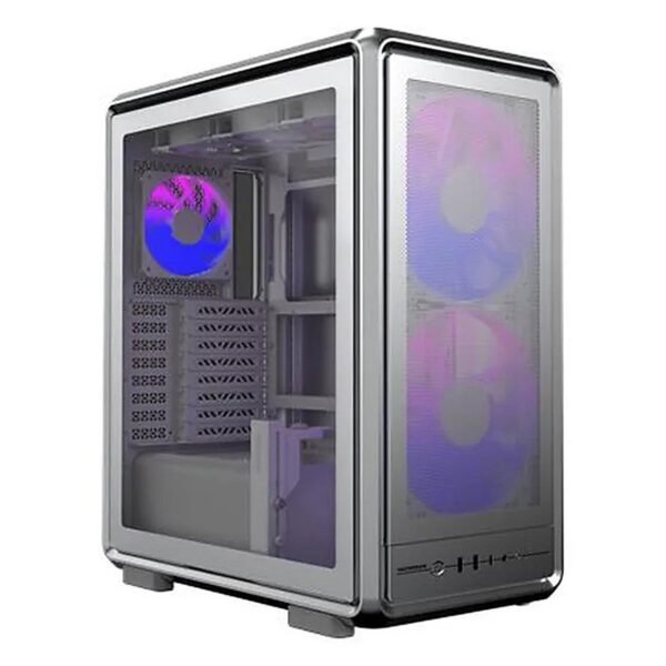 CASE COOLER MASTER/MID TOWER MASTERFRAME 500 MESH SILVER 2X200MM ARG FRONT 1X120MM REAR