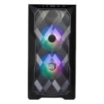 CASE COOLER MASTER/TD300 MASTERBOX BLACK MESH MINI TOWER MICRO ATX 2X120MM FRONT