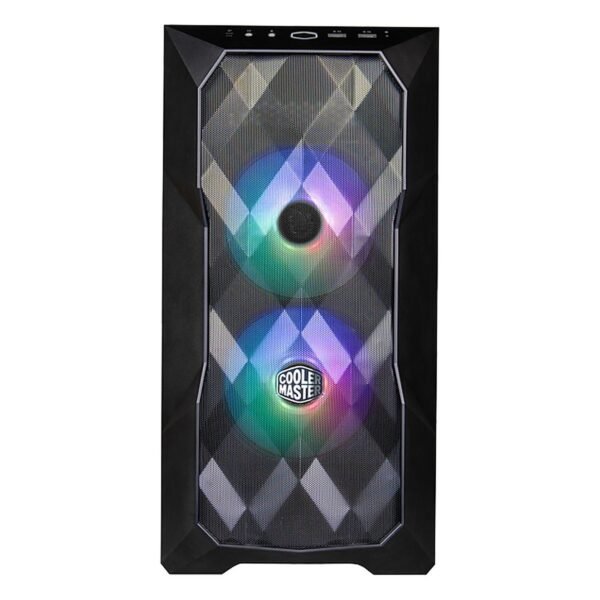 CASE COOLER MASTER/TD300 MASTERBOX BLACK MESH MINI TOWER MICRO ATX 2X120MM FRONT