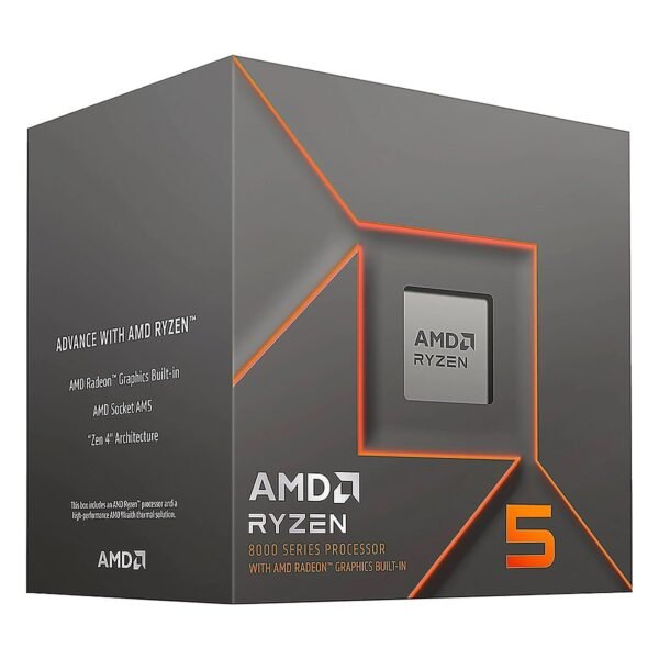 PROC. AMD AM5 RYZEN-5 8500G 3.4GHZ 6C 12HILOS 6MB-CACHE 65W VID-740-RADEON
