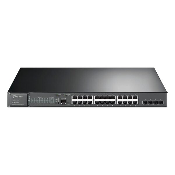 SWITCH TP-Link ADMINISTRABLE JetStream de 28 Puertos Gigabit L2 con PoE+ de 24 Puertos