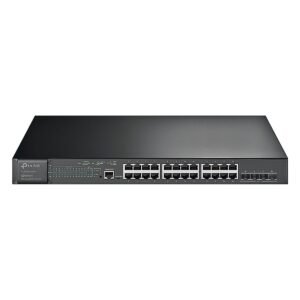 SWITCH TP-Link ADMINISTRABLE JetStream L2 Plus 24P Gigabit PoE Plus y 4P 10GE SFP Plus