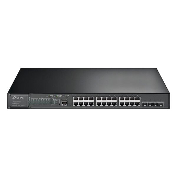SWITCH TP-Link ADMINISTRABLE JetStream L2 Plus 24P Gigabit PoE Plus y 4P 10GE SFP Plus