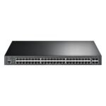 SWITCH TP-Link ADMINISTRABLE JetStream 48P Gigabit con 4Puetos 10GE SFP Plus y 48P PoE Plus