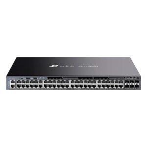 Switch TP-Link Gestionable Omada L3 de 48Puertos Gigabit Stackable con 6Slots 10G