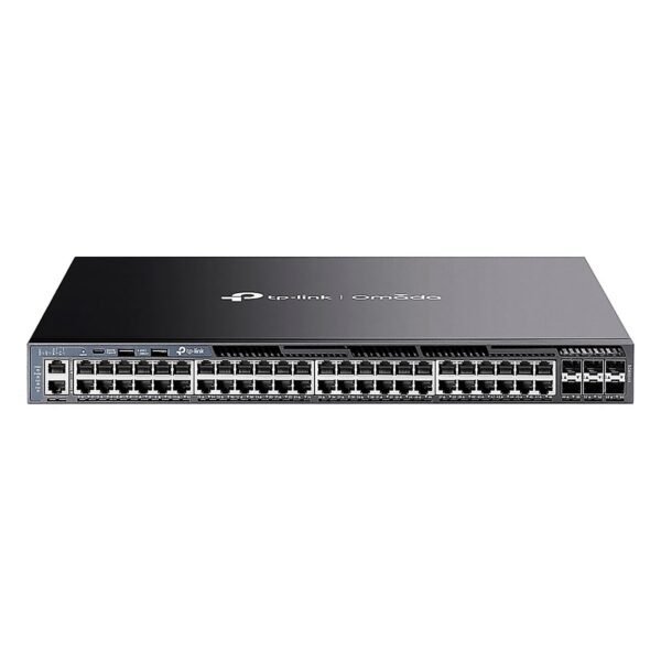 Switch TP-Link Gestionable Omada L3 de 48Puertos Gigabit Stackable con 6Slots 10G