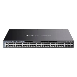 Switch Omada L3 Stackable de 48 puertos Gigabit PoE Plus y 6Puertos a 10G