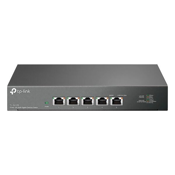 SWITCH TP-LINK 5 PUERTOS 10Gbps Plug and Play
