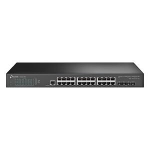 SWITCH TP-Link ADMINISTRABLE JetStream 24P Gigabit L2 Plus 4Ranuras SFP Plus de 10GE