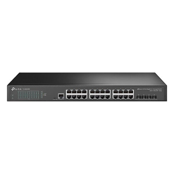 SWITCH TP-Link ADMINISTRABLE JetStream 24P Gigabit L2 Plus 4Ranuras SFP Plus de 10GE