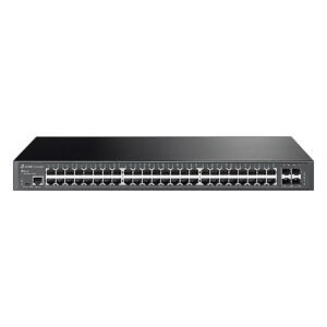 SWITCH TP-Link ADMINISTRABLE JetStream L2 Plus 48P Gigabit con 4Puetos 10GE SFP Plus