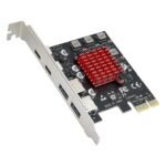 TARJETA DE EXPANSION ELUTENG PCIE 4 puertos USB 3.1 2USB-A 2USB-C 10Gbps