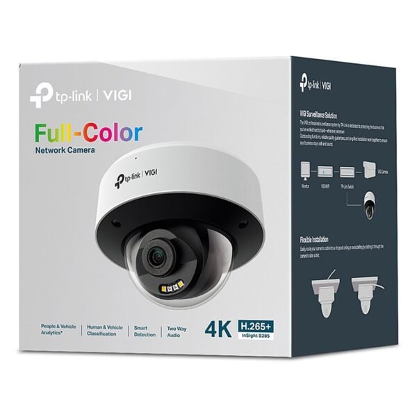 CAMARA TPLINK/INSIGHT S285 2.88MM/8MP/DETEC.MOV./AUDIO BI/RESISTENTE AL AGUA/FULL COLOR/ RJ45