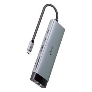 CONVERTIDOR/TPLINK HUB UH9120 9 EN 1/ HDMI / USB TIPO C X2 /RJ 45 /5GBPS / USB TIPO A X3