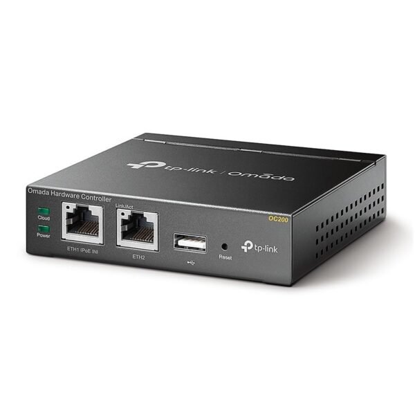 CONTROLADOR CLOUD TP-LINK OMADA OC200, CENTRALIZED MANAGEMENT FOR OMADA EAPS, MARVELL, 2 FAST ETHER