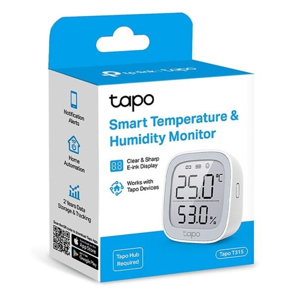 SENSOR DE TEMPERATURA TP-LINK TAPO T315 /INTELIGENTE /HUMEDAD /MEDICION TIEMPO REAL