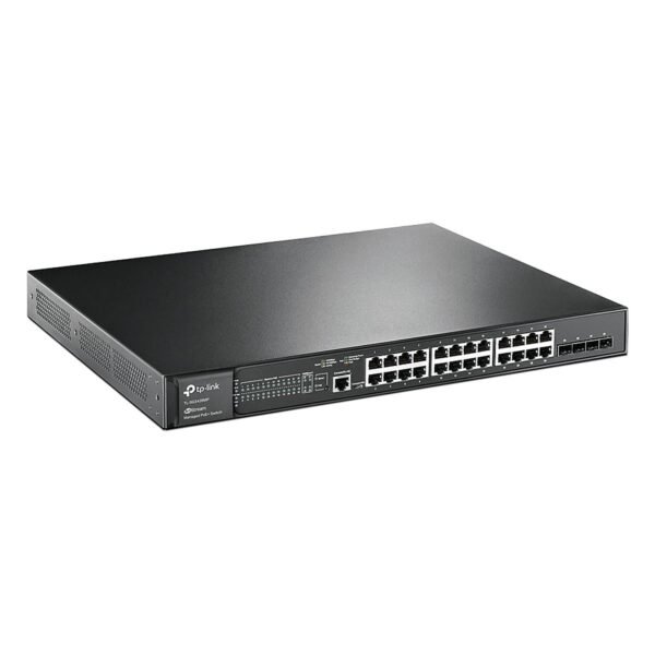 SWITCH TP-LINK TL-SG3428MP 24 PUERTOS GIGABIT POE L2/4 RANURAS SFP/384W/INTEGRACION OMADA/RACK