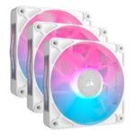 FAN TRIPLE STATER KIT CORSAIR iCUE LINK RX120 RGB 120mm PWM White