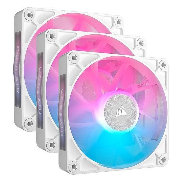 FAN TRIPLE STATER KIT CORSAIR iCUE LINK RX120 RGB 120mm PWM White
