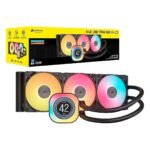 COOLER CORSAIR ICUE LINK TITAN 360 RX LCD Liquid CPU for Intel 1851 AMD-AM5