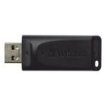 FLASHMEMORY VERBATIM 64GB SLIDER NEGRO USB 2.0