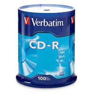 OPTICO VERBATIM 96524 CD-R 80MIN 700MB 52X 100PK BULK