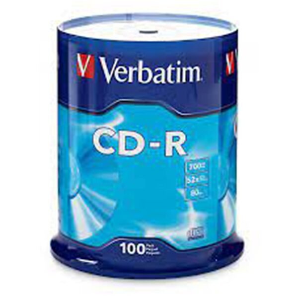 OPTICO VERBATIM 96524 CD-R 80MIN 700MB 52X 100PK BULK
