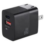 CARGADOR DE PARED ARGOM 38W PRO PD TYPE-C USB ARG-AC-0122BK BLACK
