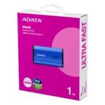 SSD ADATA ELITE SE880 BLUE 1TB 2000/2000 USB TIPO C COMPATIBLE CONSOLAS DE JUEGOS
