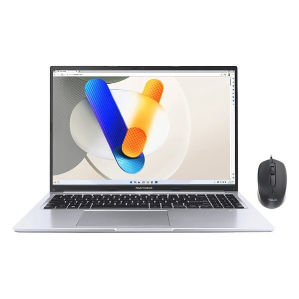 COMPUTADOR/ASUS X1504VA-BQ5429/CORE 5 120U/512G SSD/8GB/15.6FHD/NO OS/SILVER MOUSE