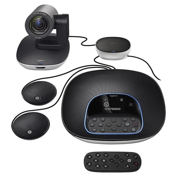 CONFERENCE-CAM LOGITECH GROUP BUNDLE FHD ZOOM 10X-BT-MICS EXPANSION HASTA 20 PERSONAS VISION 90