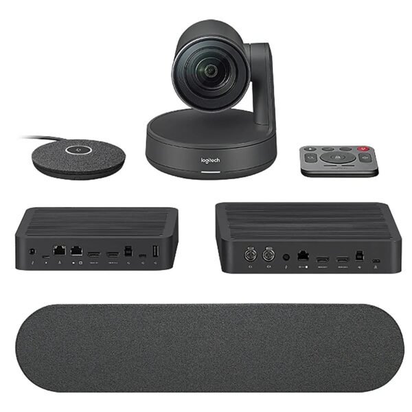 CONFERENCE-CAM LOGITECH RALLY PREMIUM 4K-ZOOM 15X-RIGHTSENSE-VISION 90 HASTA 14 PERSONAS