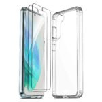CASE PARA CELULAR SAMSUNG GALAXY S21 6.2INCH-3 PROTECTOR PANTALLA TRANSPARTENTE