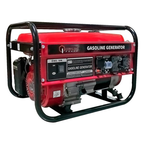 GENERADOR ELECTRICO QUASAD BS-3500 Gasolina Rated Output 2.8kw Max. Out. 3.0kw 100-220V