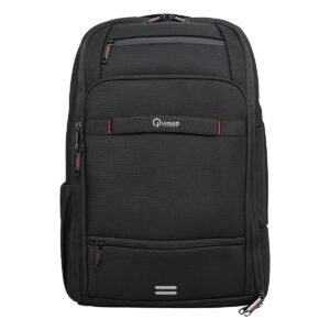 MOCHILA NOTEBOOK QUASAD QXB-ElitePack NYLON 15.6INC. NEGRO FILOS ROJOS