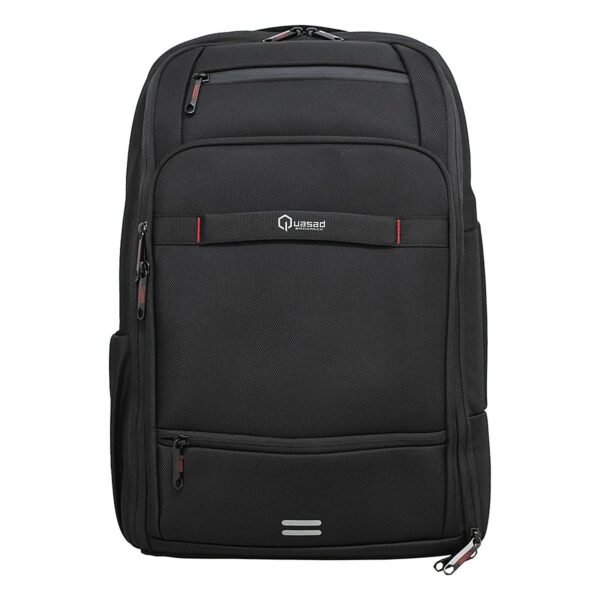 MOCHILA NOTEBOOK QUASAD QXB-ElitePack NYLON 15.6INC. NEGRO FILOS ROJOS