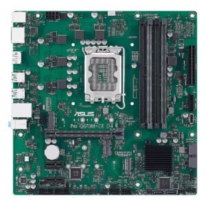 MBO ASUS PRO Q670M-CE D4-CSM 13VA-12VA LGA1700 4DDR4-3200 2DP HDMI 2M.2 6USB PCIE4.0 MATX
